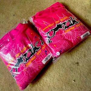 **BEST OFFER** BRAND NEW SEALED V1 pink spider hoodie